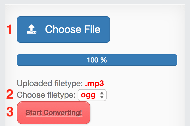 How to convert MP3 files online to OGG